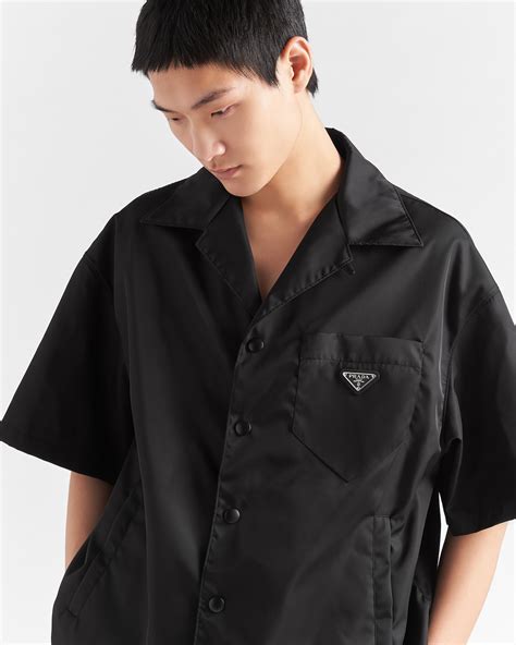 mens black prada tshirt|prada men's short sleeve shirts.